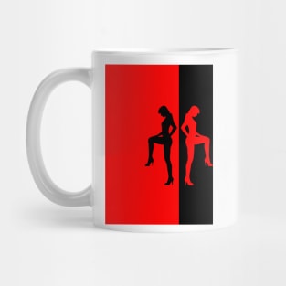 High Heels Red & Black Mug